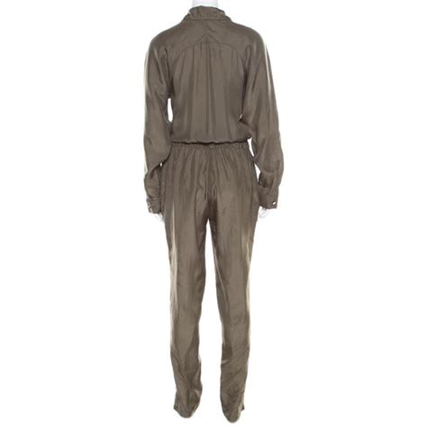 gucci jumpsuit green|Gucci green velvet suit.